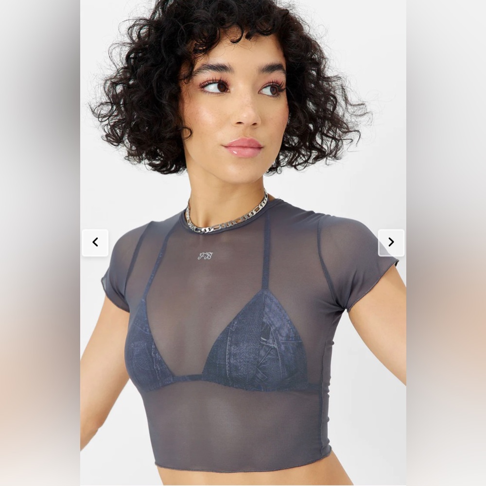 Lauryn Mesh Crop Top